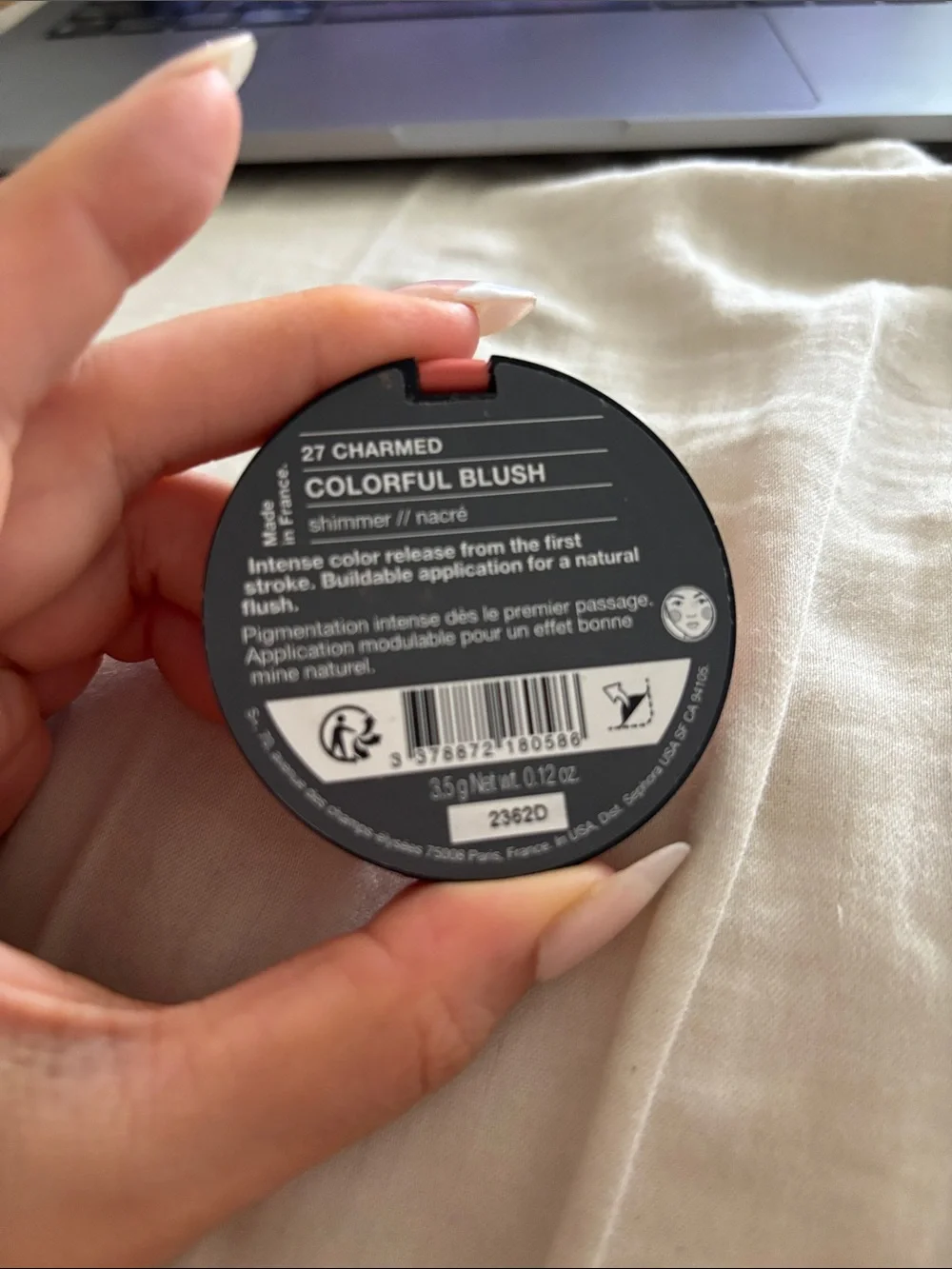 Sephora Shimmer Colorful Blush — 27 charmed